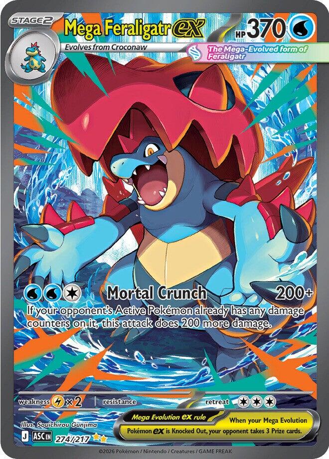 Mega Feraligatr ex (274/217) [Mega Evolution: Ascended Heroes] | Good Games Morley