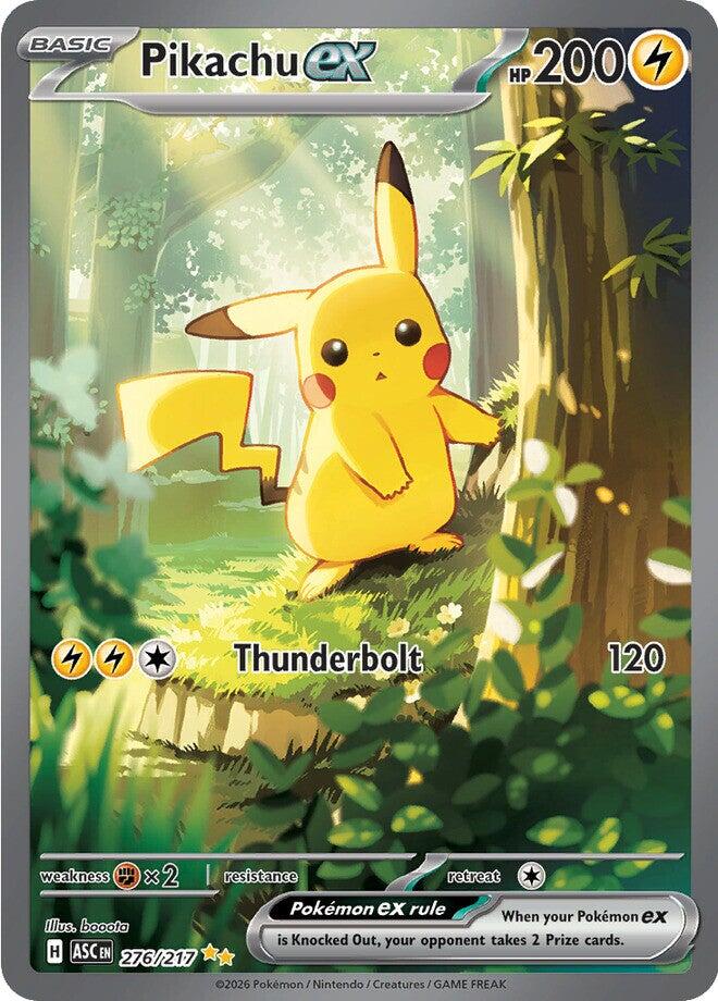 Pikachu ex (276/217) [Mega Evolution: Ascended Heroes] | Good Games Morley
