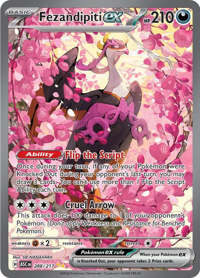 Fezandipiti ex (288/217) [Mega Evolution: Ascended Heroes] | Good Games Morley