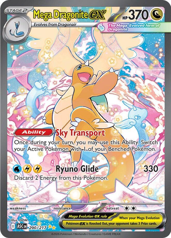 Mega Dragonite ex (290/217) [Mega Evolution: Ascended Heroes] | Good Games Morley