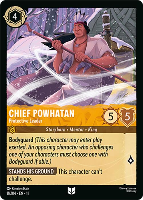 Chief Powhatan - Protective Leader (11/204) [Winterspell] | Good Games Morley