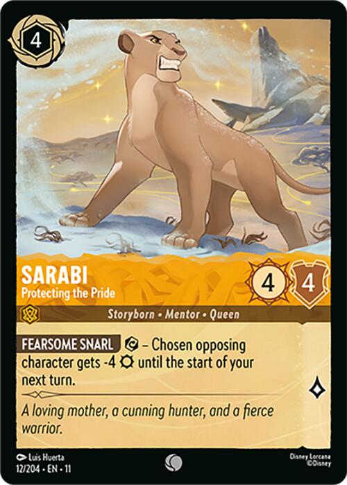Sarabi - Protecting the Pride (12/204) [Winterspell] | Good Games Morley