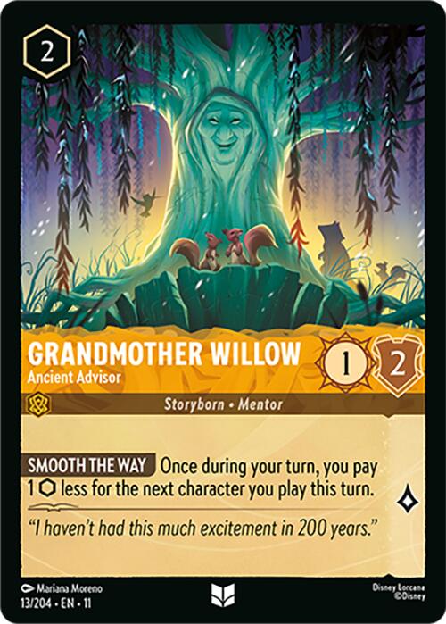 Grandmother Willow - Ancient Advisor (13/204) [Winterspell] | Good Games Morley