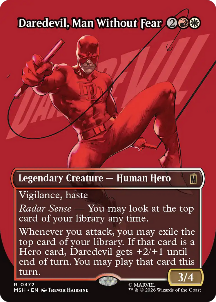 Daredevil, Man Without Fear (Borderless) (0372) [Marvel Super Heroes] | Good Games Morley