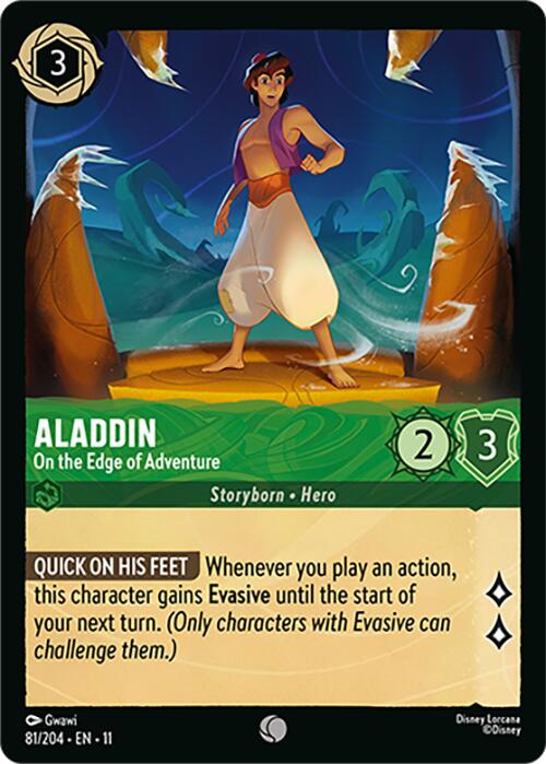Aladdin - On the Edge of Adventure (81/204) [Winterspell] | Good Games Morley