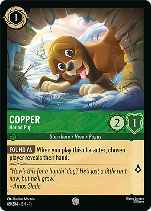 Copper - Hound Pup (85/204) [Winterspell] | Good Games Morley