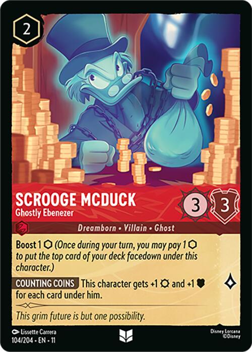 Scrooge McDuck - Ghostly Ebenezer (104/204) [Winterspell] | Good Games Morley
