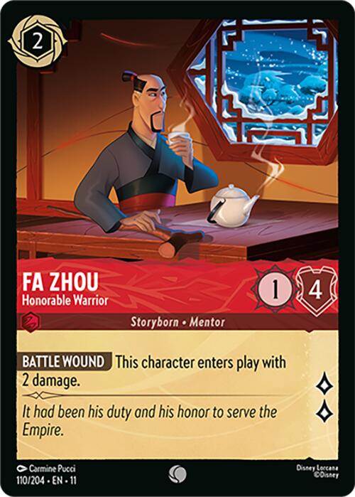 Fa Zhou - Honorable Warrior (110/204) [Winterspell] | Good Games Morley