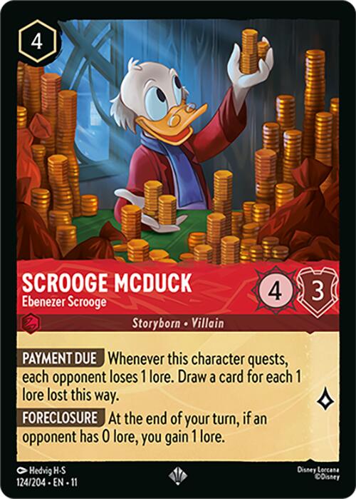 Scrooge McDuck - Ebenezer Scrooge (124/204) [Winterspell] | Good Games Morley