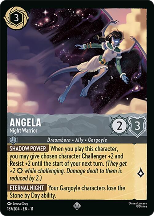 Angela - Night Warrior (187/204) [Winterspell] | Good Games Morley