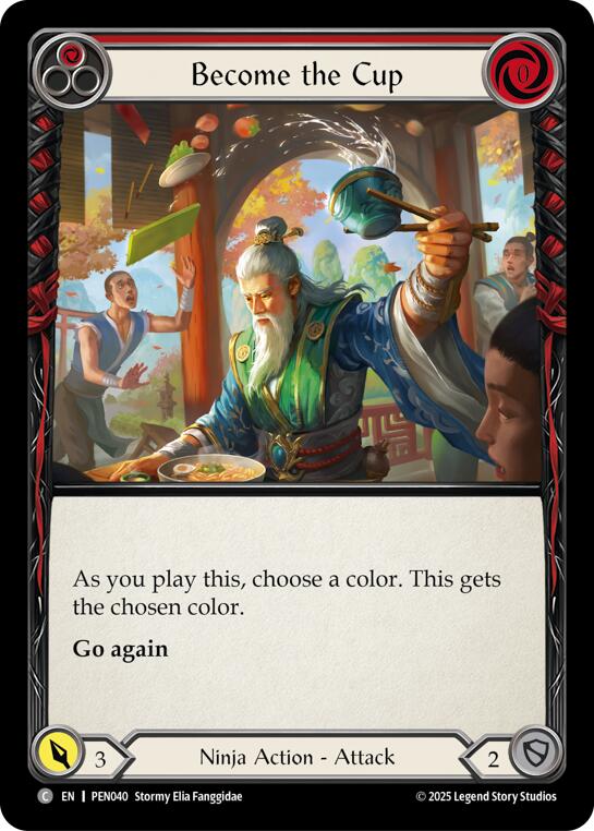 Become The Cup (Red) (Rainbow Foil) [PEN040] (Compendium of Rathe)  Rainbow Foil | Good Games Morley
