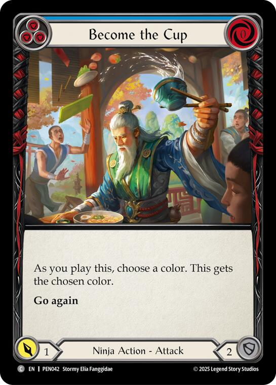Become The Cup (Blue) (Rainbow Foil) [PEN042] (Compendium of Rathe)  Rainbow Foil | Good Games Morley