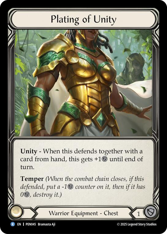 Plating Of Unity [PEN045] (Compendium of Rathe)  Cold Foil | Good Games Morley
