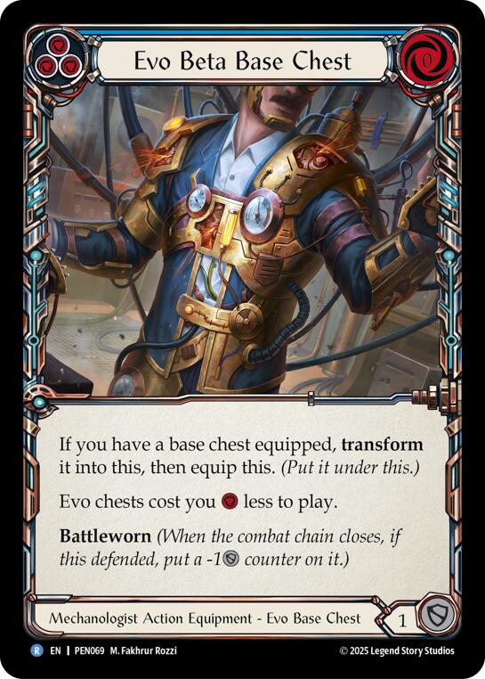 Evo Beta Base Chest (Blue) (Regular) [PEN069] (Compendium of Rathe) | Good Games Morley