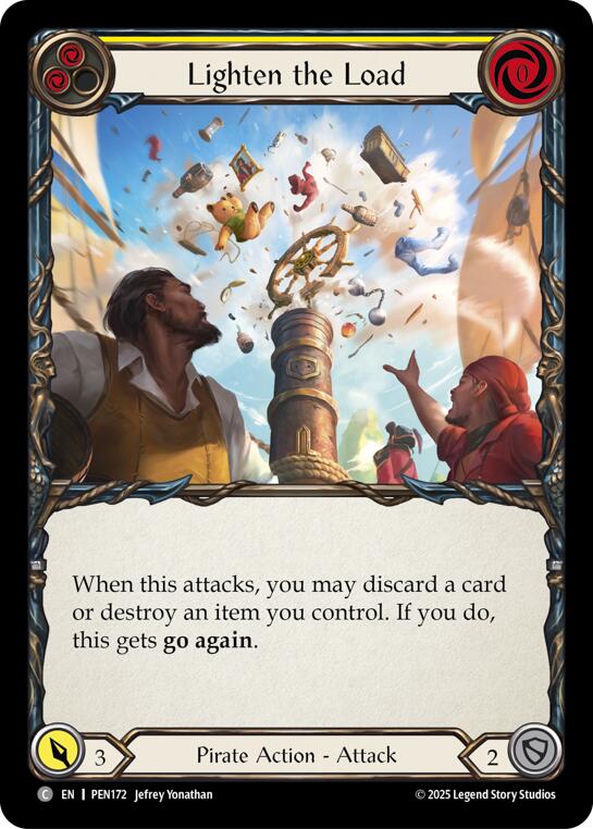 Lighten The Load (Yellow) (Regular) [PEN172] (Compendium of Rathe) | Good Games Morley