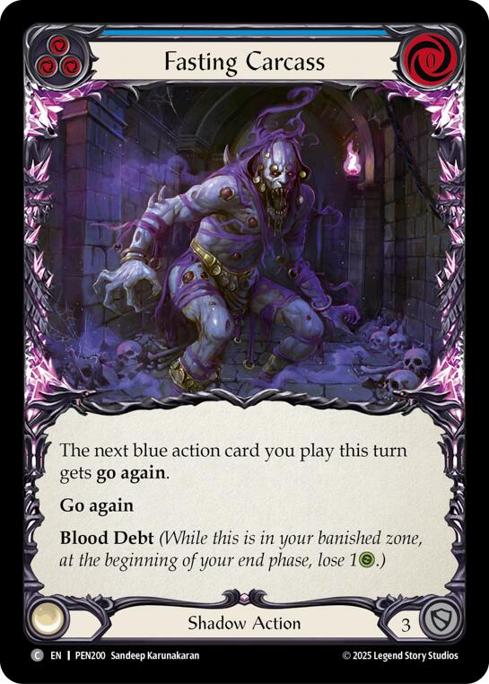 Fasting Carcass (Blue) (Regular) [PEN200] (Compendium of Rathe) | Good Games Morley