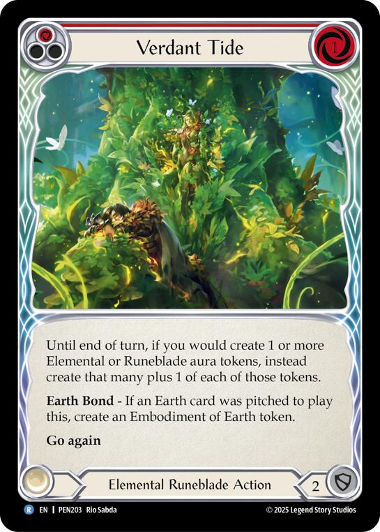 Verdant Tide (Red) (Regular) [PEN203] (Compendium of Rathe) | Good Games Morley