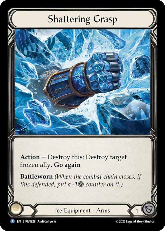Shattering Grasp [PEN228] (Compendium of Rathe)  Cold Foil | Good Games Morley
