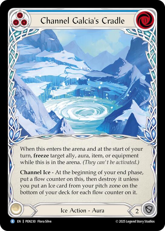 Channel Galcias Cradle (Blue) (Regular) [PEN230] (Compendium of Rathe) | Good Games Morley