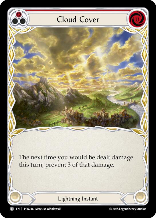 Cloud Cover (Red) (Regular) [PEN246] (Compendium of Rathe) | Good Games Morley