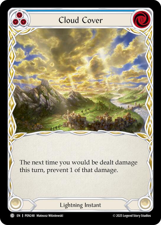 Cloud Cover (Blue) (Regular) [PEN248] (Compendium of Rathe) | Good Games Morley