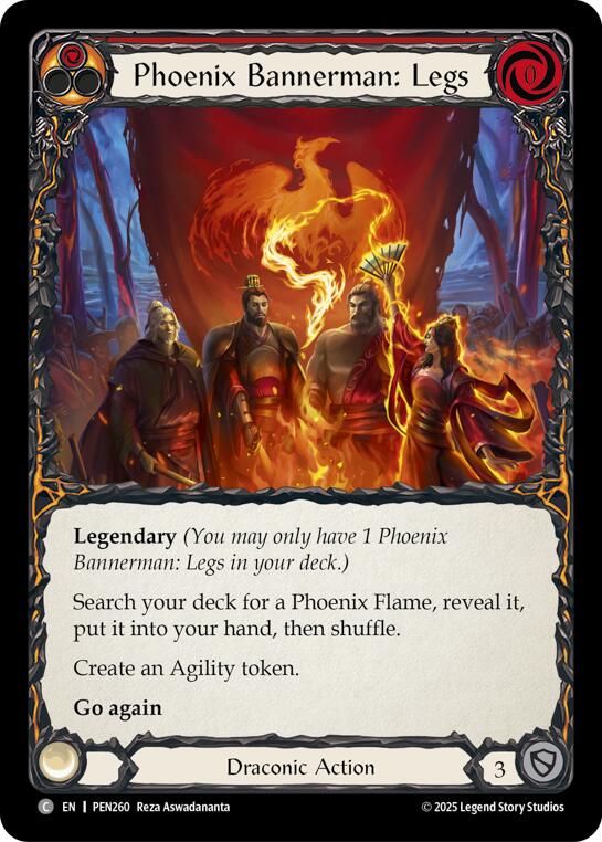 Phoenix Bannerman Legs (Red) (Regular) [PEN260] (Compendium of Rathe) | Good Games Morley