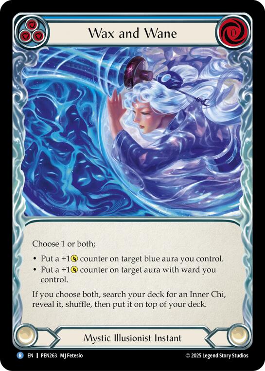 Wax And Wane (Blue) (Regular) [PEN263] (Compendium of Rathe) | Good Games Morley