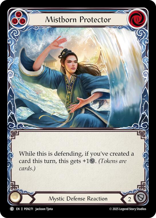 Mistborn Protector (Blue) (Rainbow Foil) [PEN271] (Compendium of Rathe)  Rainbow Foil | Good Games Morley