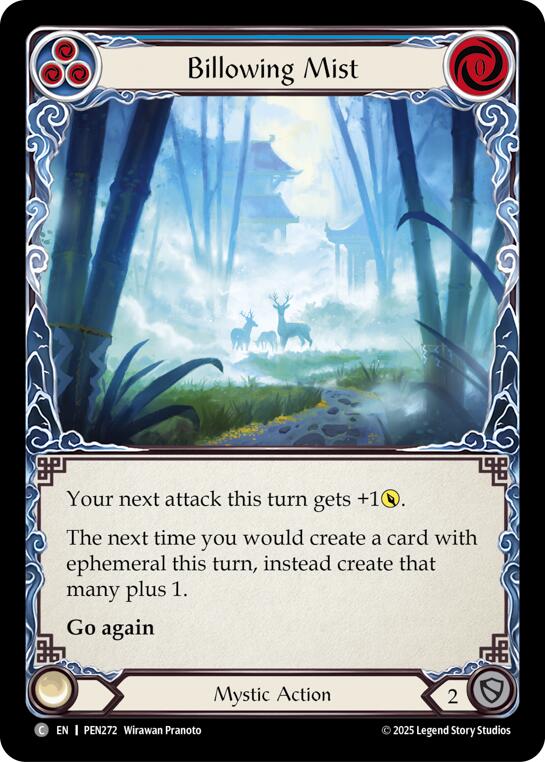 Billowing Mist (Blue) (Regular) [PEN272] (Compendium of Rathe) | Good Games Morley