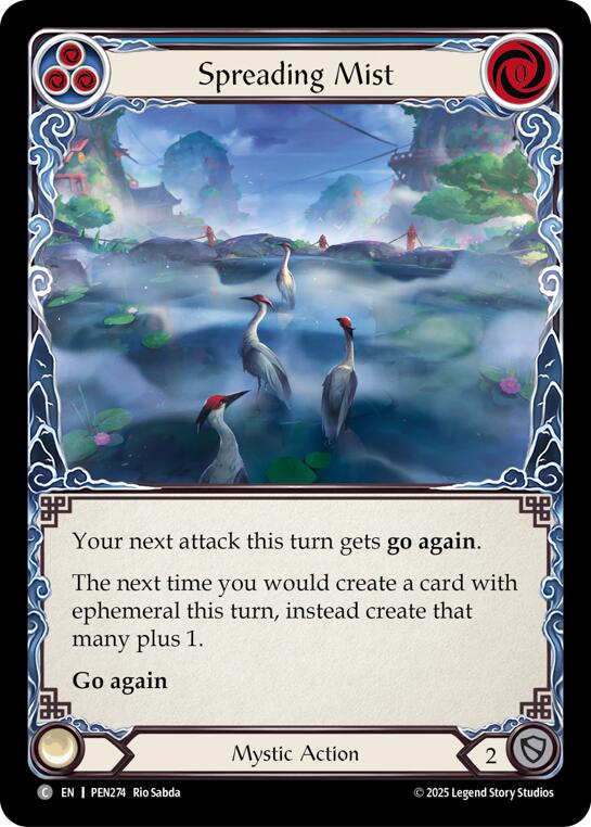 Spreading Mist (Blue) (Regular) [PEN274] (Compendium of Rathe) | Good Games Morley