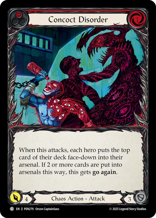 Concoct Disorder (Red) (Rainbow Foil) [PEN279] (Compendium of Rathe)  Rainbow Foil | Good Games Morley