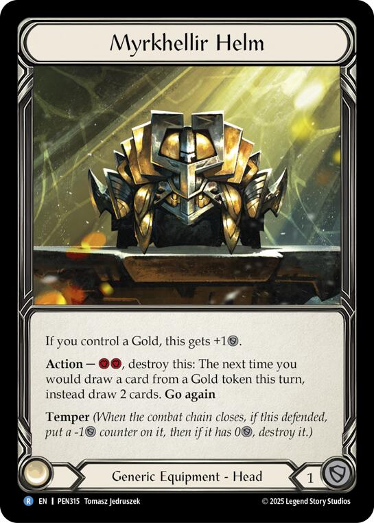 Myrkhellir Helm [PEN315] (Compendium of Rathe)  Cold Foil | Good Games Morley