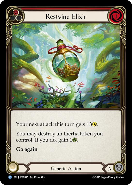 Restvine Elixir (Red) (Regular) [PEN325] (Compendium of Rathe) | Good Games Morley