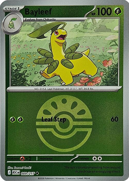 Bayleef (009/217) (Friend Ball) [Mega Evolution: Ascended Heroes] | Good Games Morley