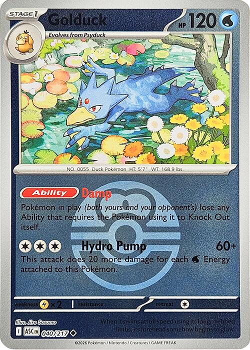 Golduck (040/217) (Love Ball) [Mega Evolution: Ascended Heroes] | Good Games Morley