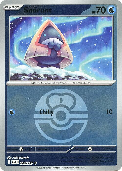 Snorunt (046/217) (Love Ball) [Mega Evolution: Ascended Heroes] | Good Games Morley