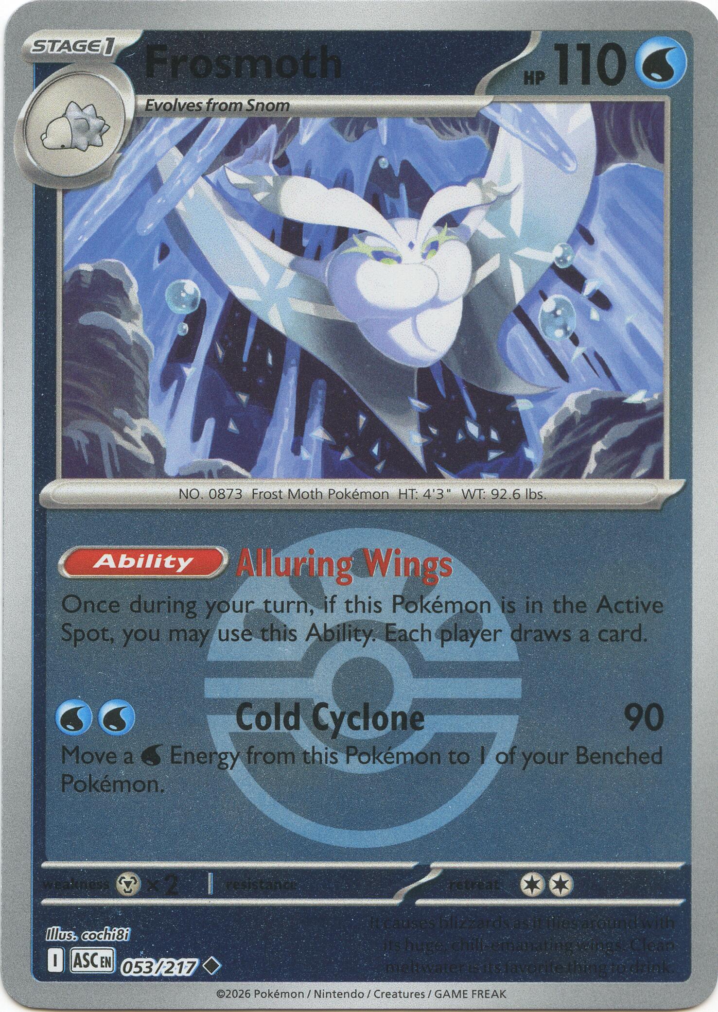Frosmoth (053/217) (Friend Ball) [Mega Evolution: Ascended Heroes] | Good Games Morley