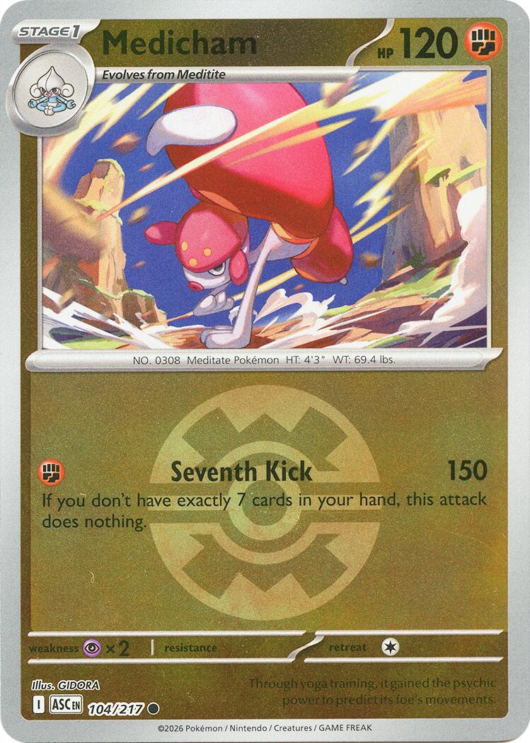 Medicham (104/217) (Quick Ball) [Mega Evolution: Ascended Heroes] | Good Games Morley