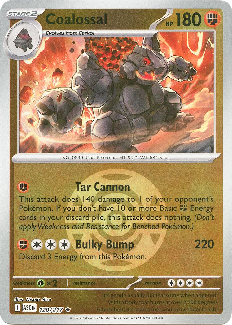 Coalossal (120/217) (Dusk Ball) [Mega Evolution: Ascended Heroes] | Good Games Morley