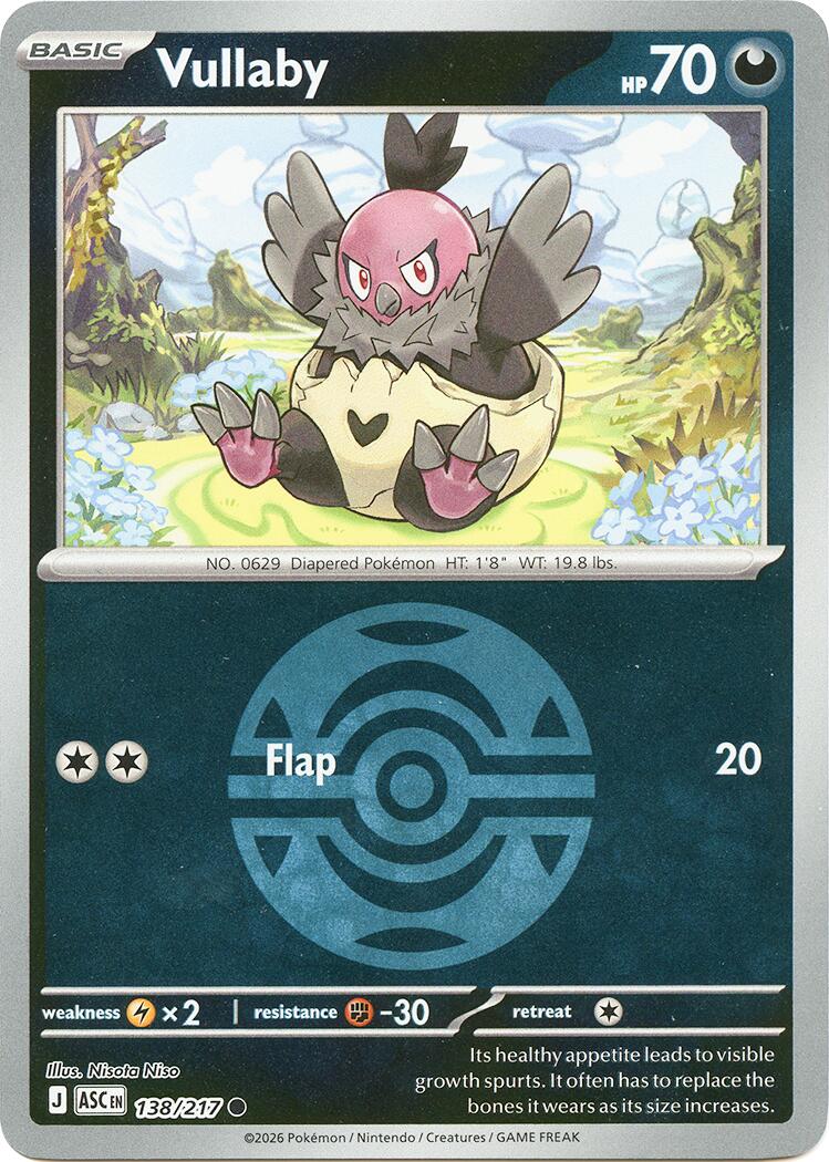 Vullaby (138/217) (Dusk Ball) [Mega Evolution: Ascended Heroes] | Good Games Morley