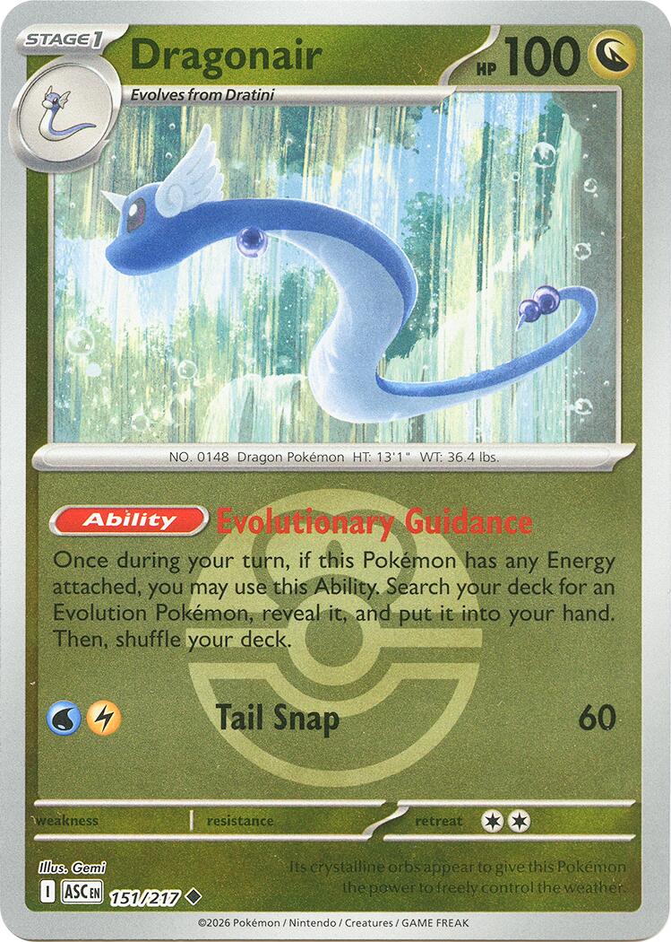 Dragonair (151/217) (Love Ball) [Mega Evolution: Ascended Heroes] | Good Games Morley