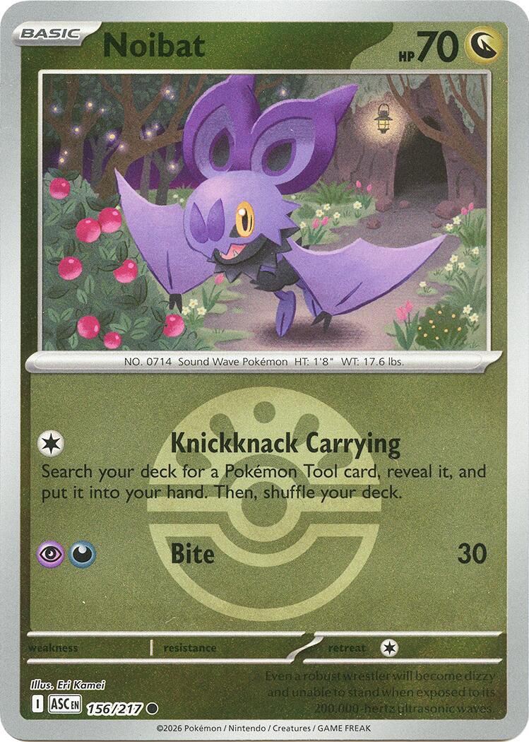 Noibat (156/217) (Friend Ball) [Mega Evolution: Ascended Heroes] | Good Games Morley