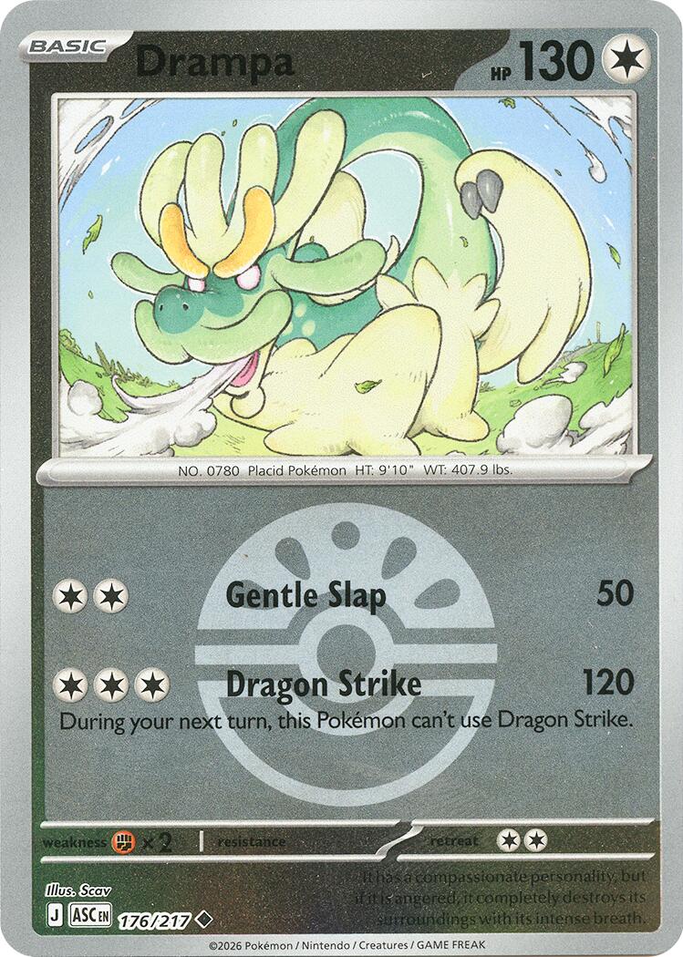 Drampa (176/217) (Friend Ball) [Mega Evolution: Ascended Heroes] | Good Games Morley