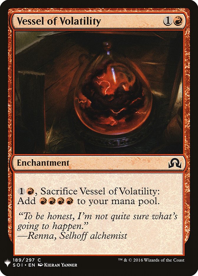 Vessel of Volatility [Mystery Booster] | Good Games Morley