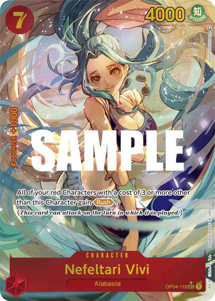 Nefeltari Vivi OP04-118 (Kingdoms of Intrigue)  - Alternate Art Foil | Good Games Morley