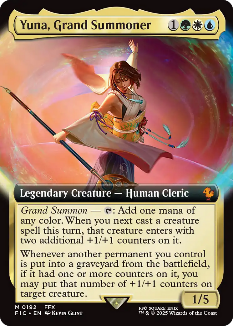 Yuna, Grand Summoner (Extended Art) [FINAL FANTASY Commander] | Good Games Morley