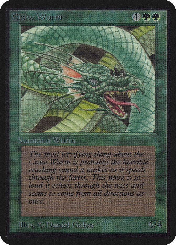 Craw Wurm [Alpha Edition] | Good Games Morley