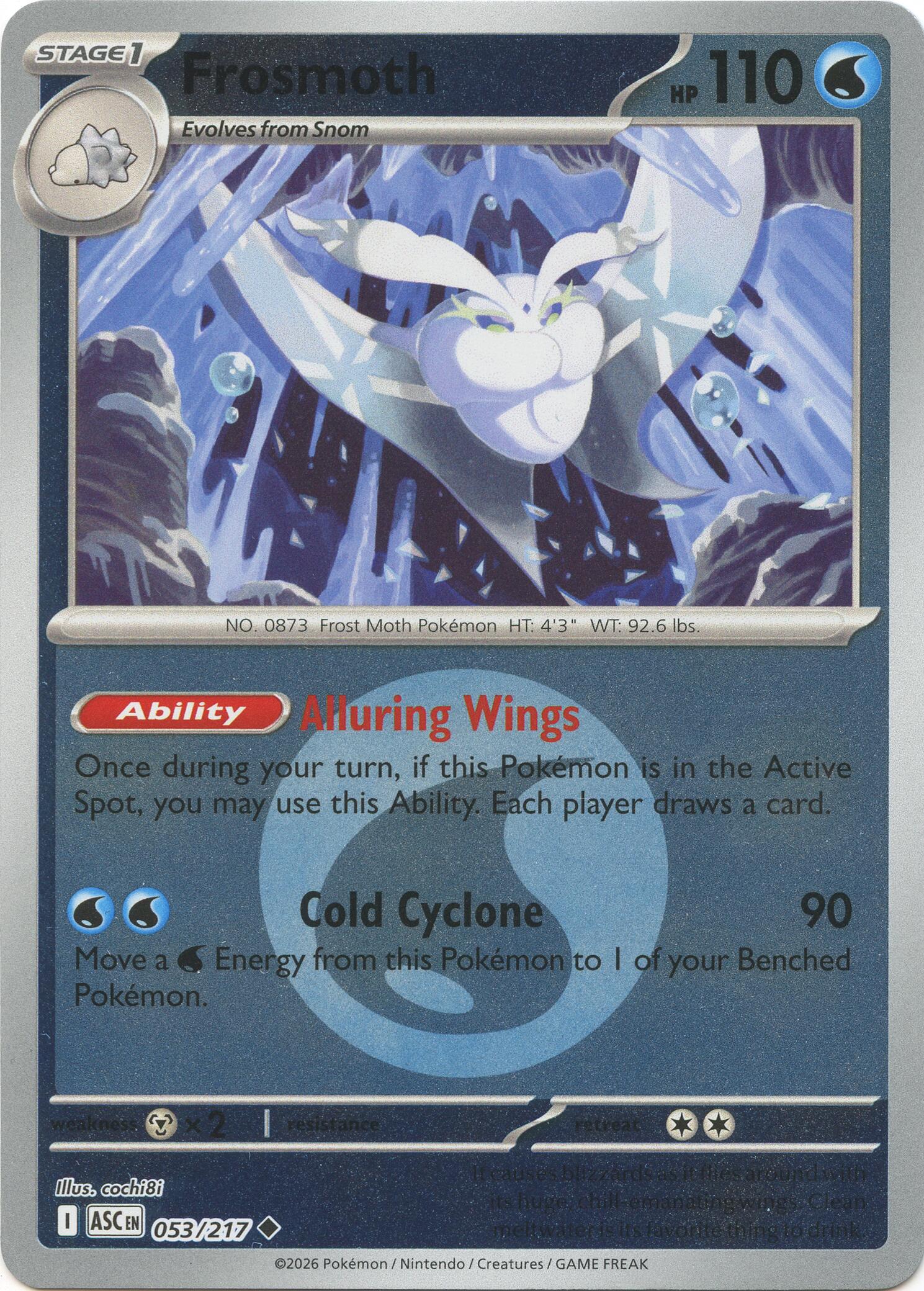 Frosmoth (053/217) (Energy Symbol Pattern) [Mega Evolution: Ascended Heroes] | Good Games Morley