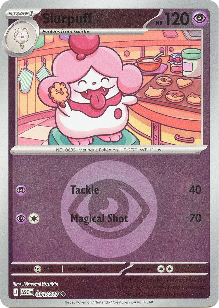 Slurpuff (094/217) (Energy Symbol Pattern) [Mega Evolution: Ascended Heroes] | Good Games Morley