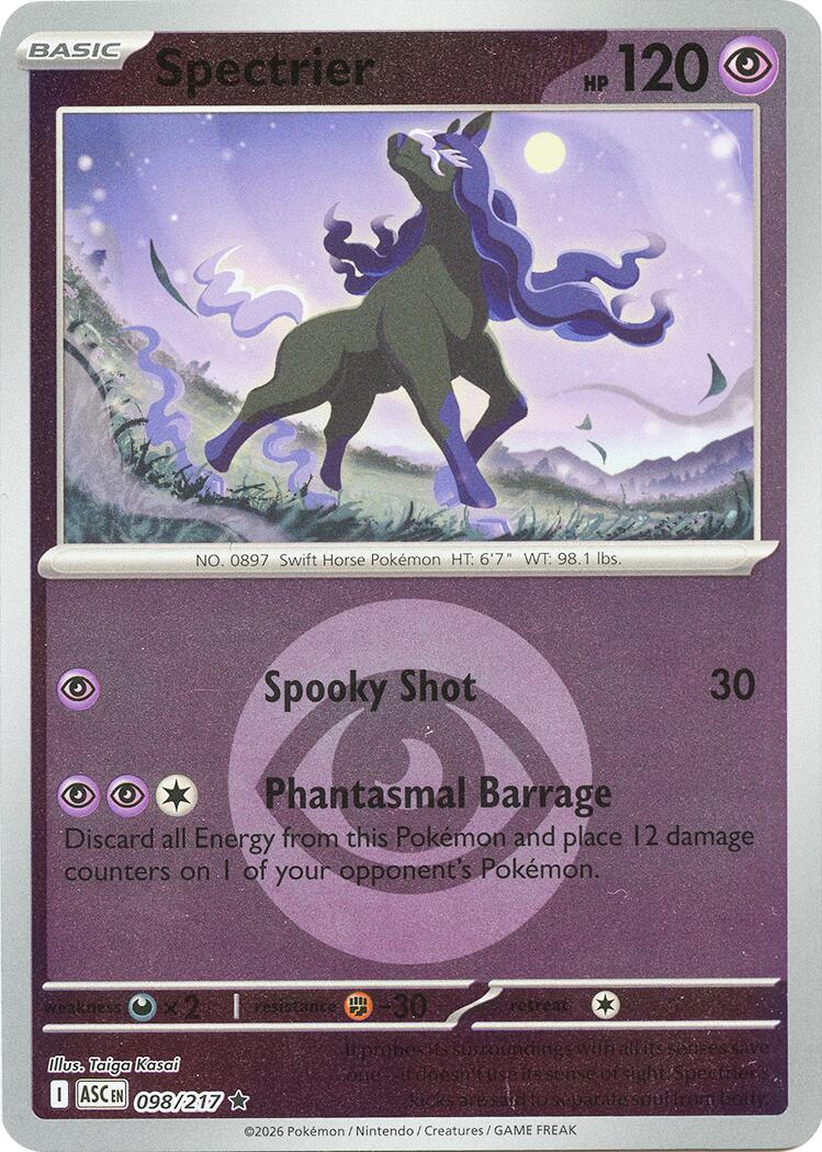 Spectrier (098/217) (Energy Symbol Pattern) [Mega Evolution: Ascended Heroes] | Good Games Morley